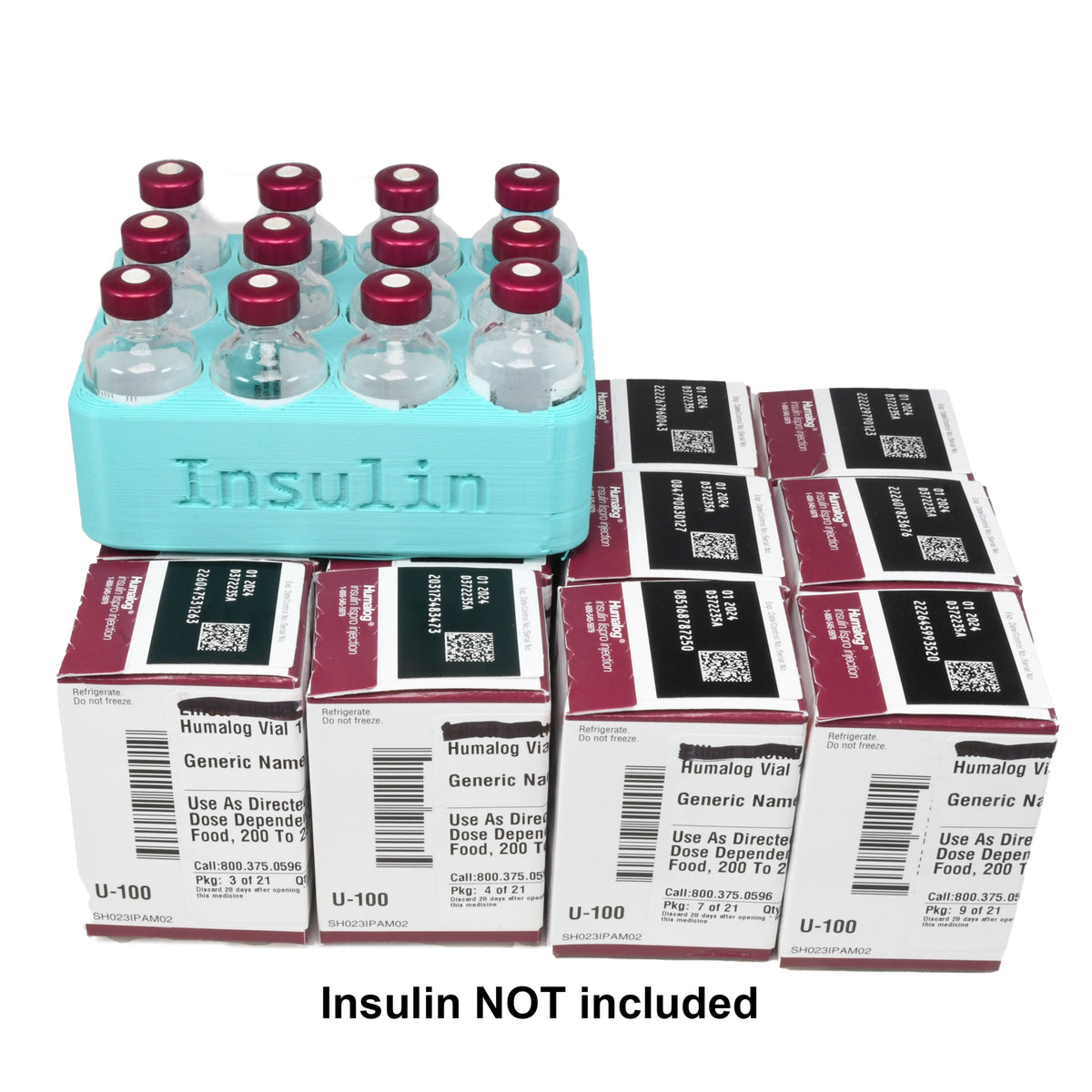 Insulin Caddy - 12 Pen Holder – T1D3DGear