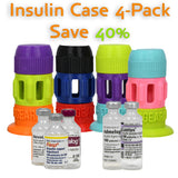 Insulin Vial Case 3-Piece - Four Pack