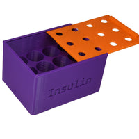 Insulin Caddy with Lid 6, 8, 9, or 12 Vials
